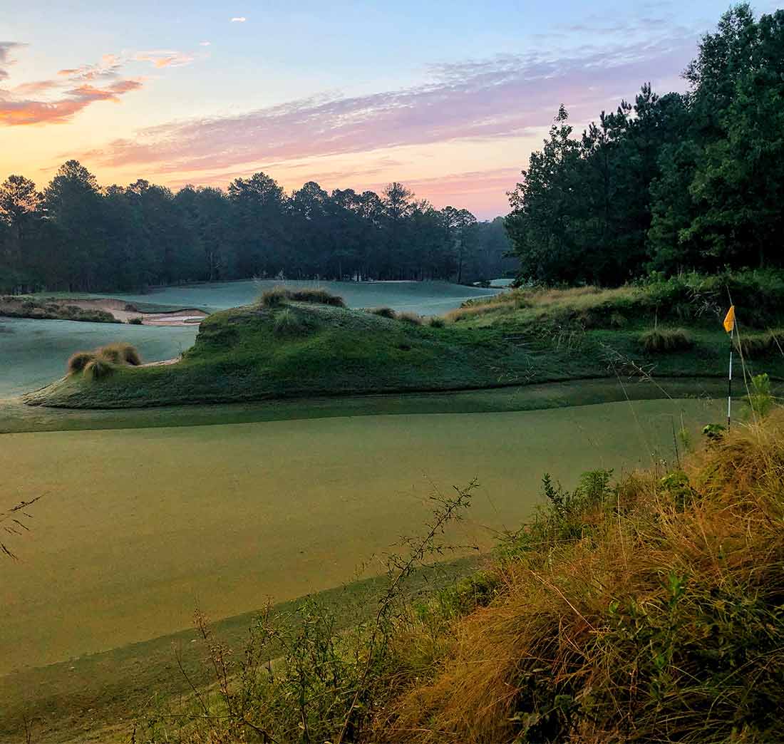 The 13th hole at Tobacco Road Golf Club.