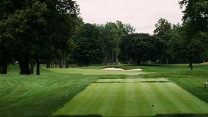 The 18th hole at Winged Foot.