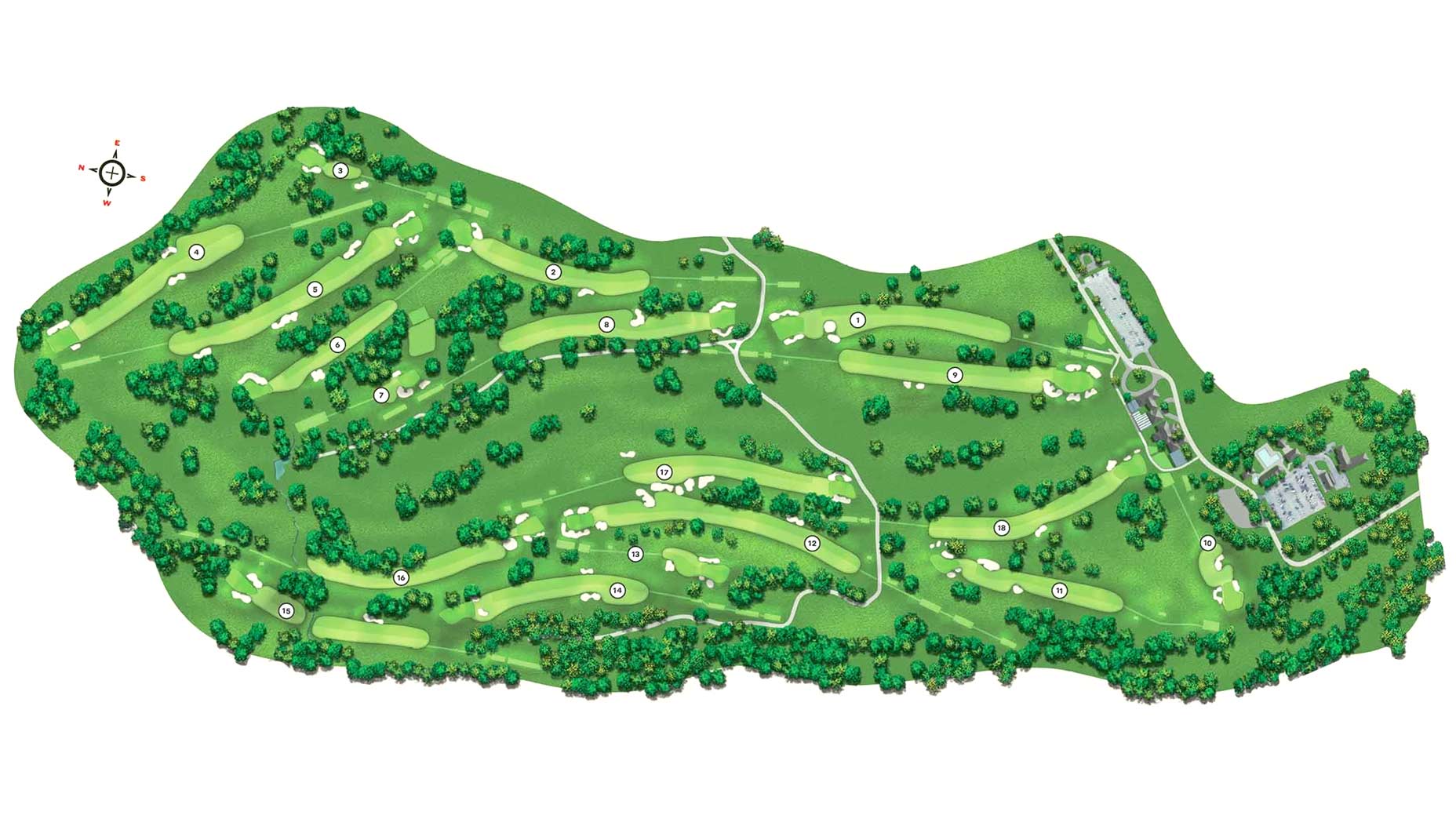 Winged Foot course map: Check the site of this year's U.S.