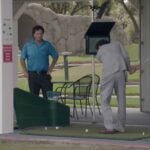 Borat golf scene