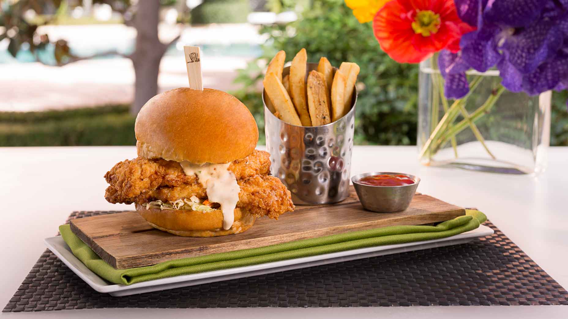 Crispy Chicken Sandwich - Our Menu - Vitruvian Park Tavern - Addison's  hidden gem