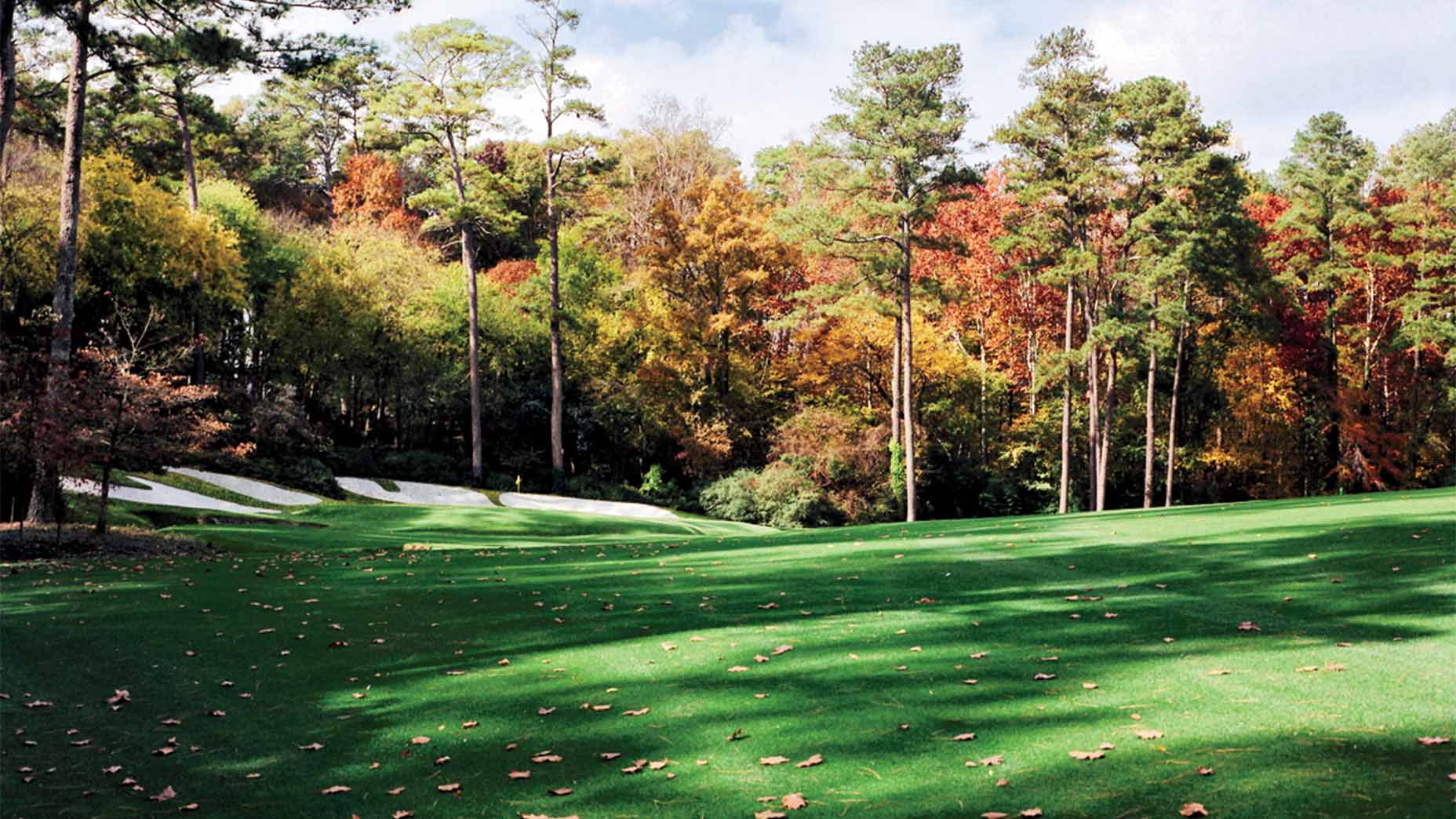 The 13th hole at Augusta National.