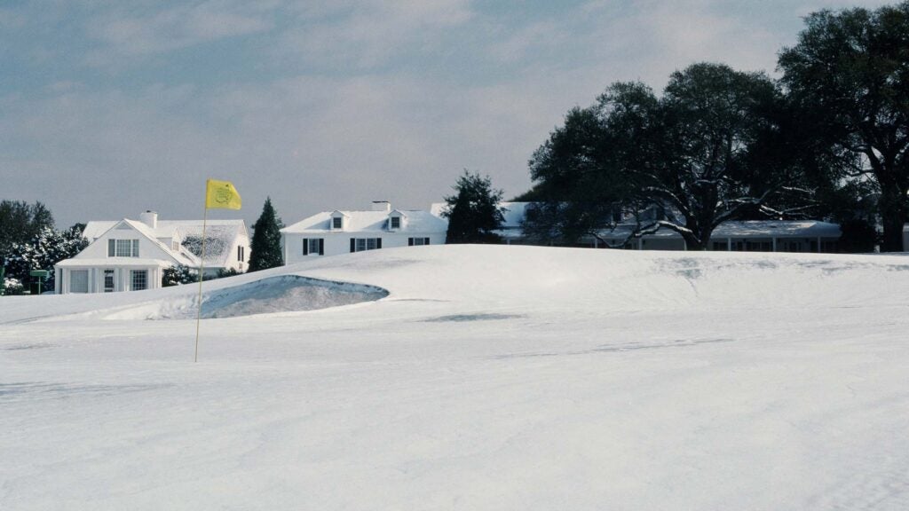augusta national with snow