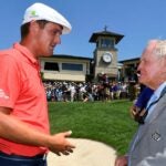 bryson dechambeau talks to jack nicklaus