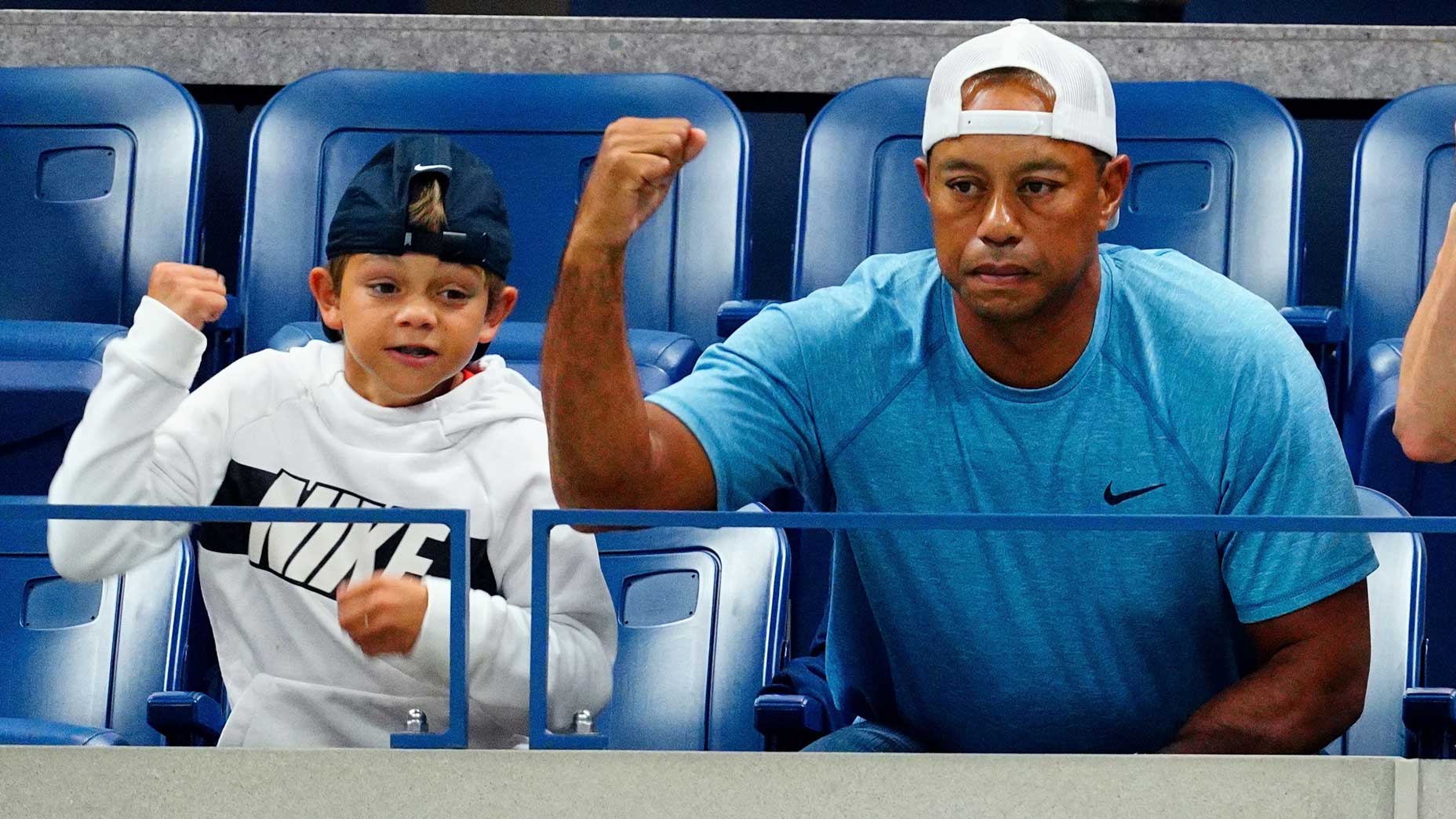 Tiger Woods and Son Charlie Play PNC Championship Together