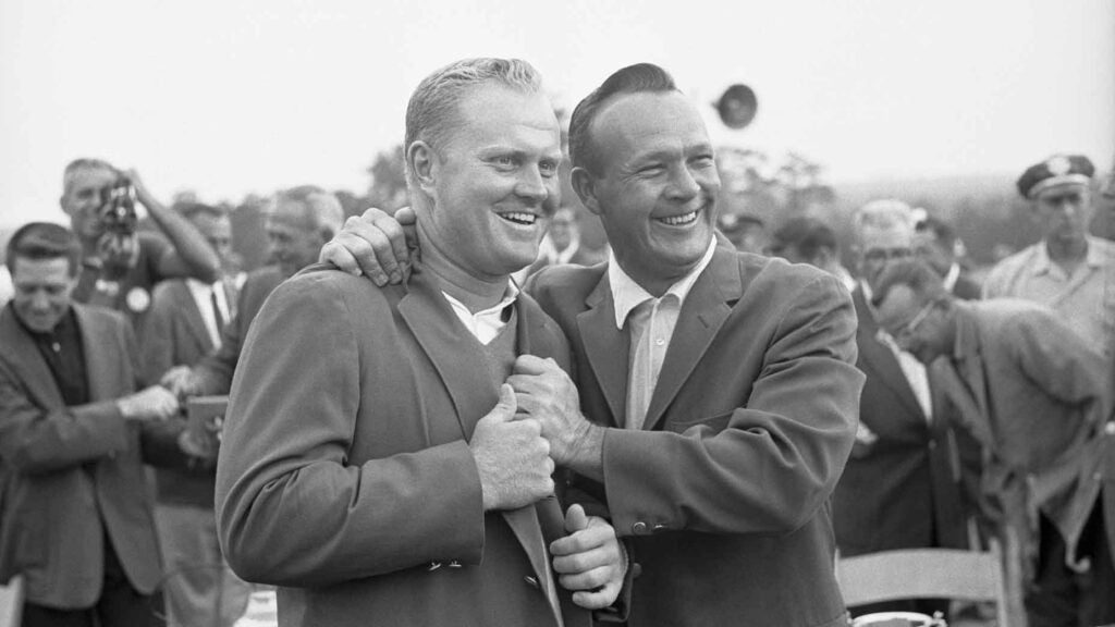 Jack Nicklaus and Arnold Palmer