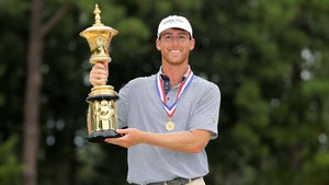 andy ogletree with us am trophy