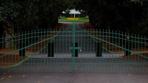 The gates to Augusta National.