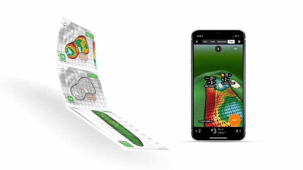 GolfLogix green reading app