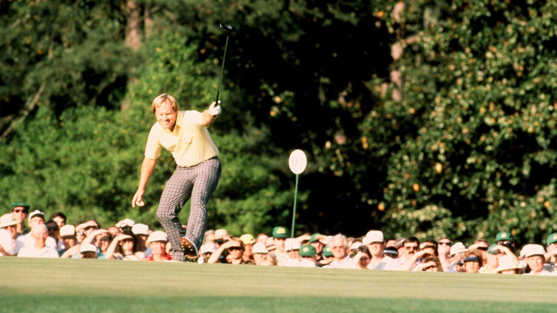 Jack Nicklaus' famous 1986 Masters putt.