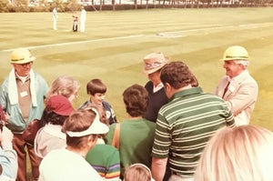 Sam Snead at the Masters.