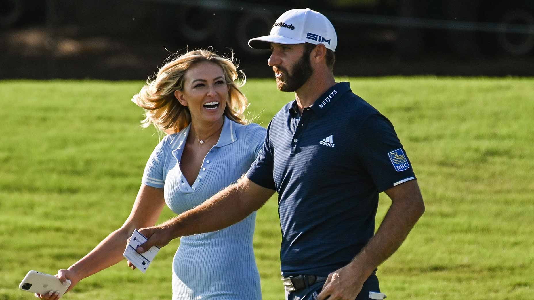 Paulina Gretzky and Dustin Johnson 