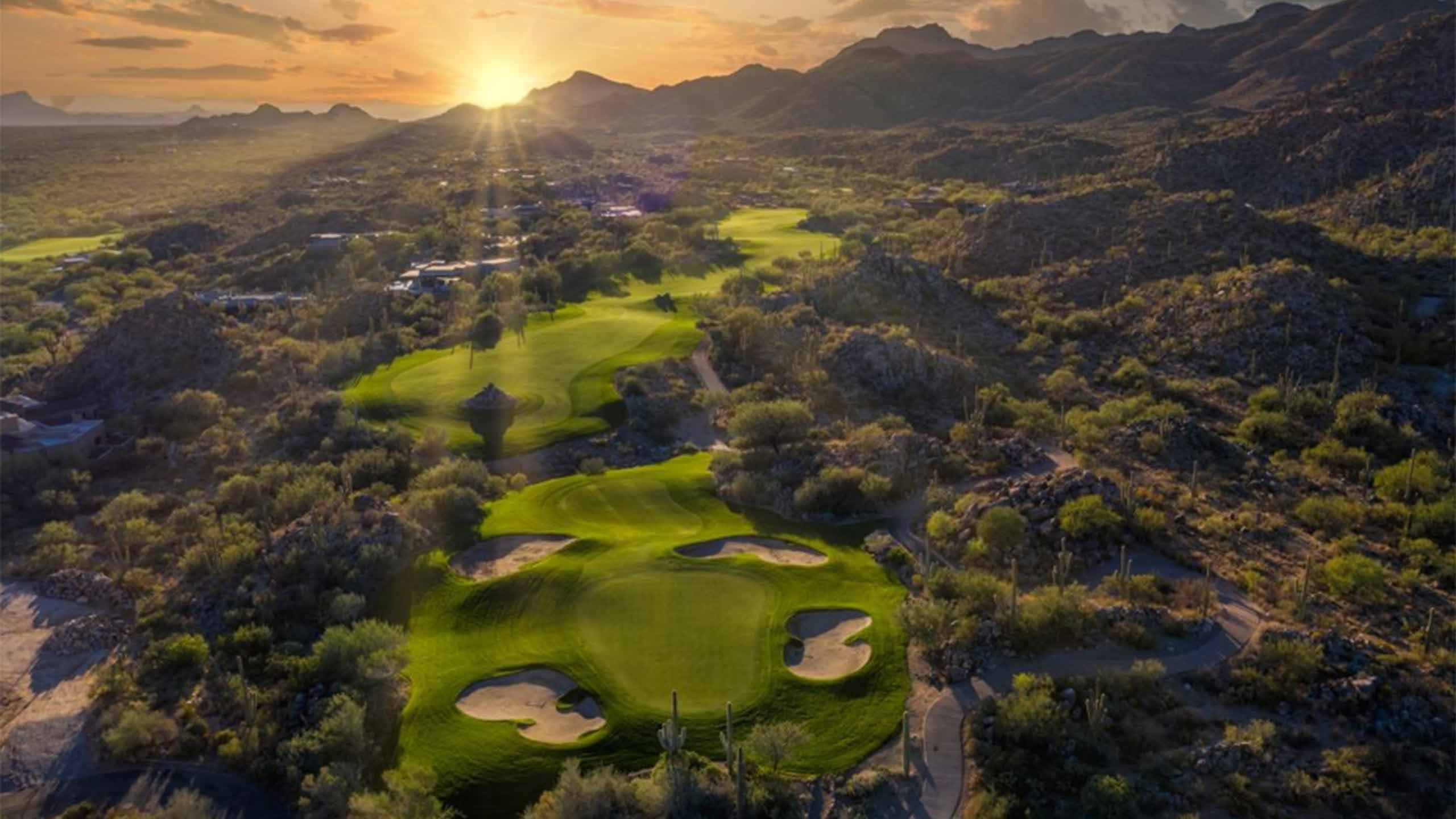 The 15th hole at The Stone Canyon Club.