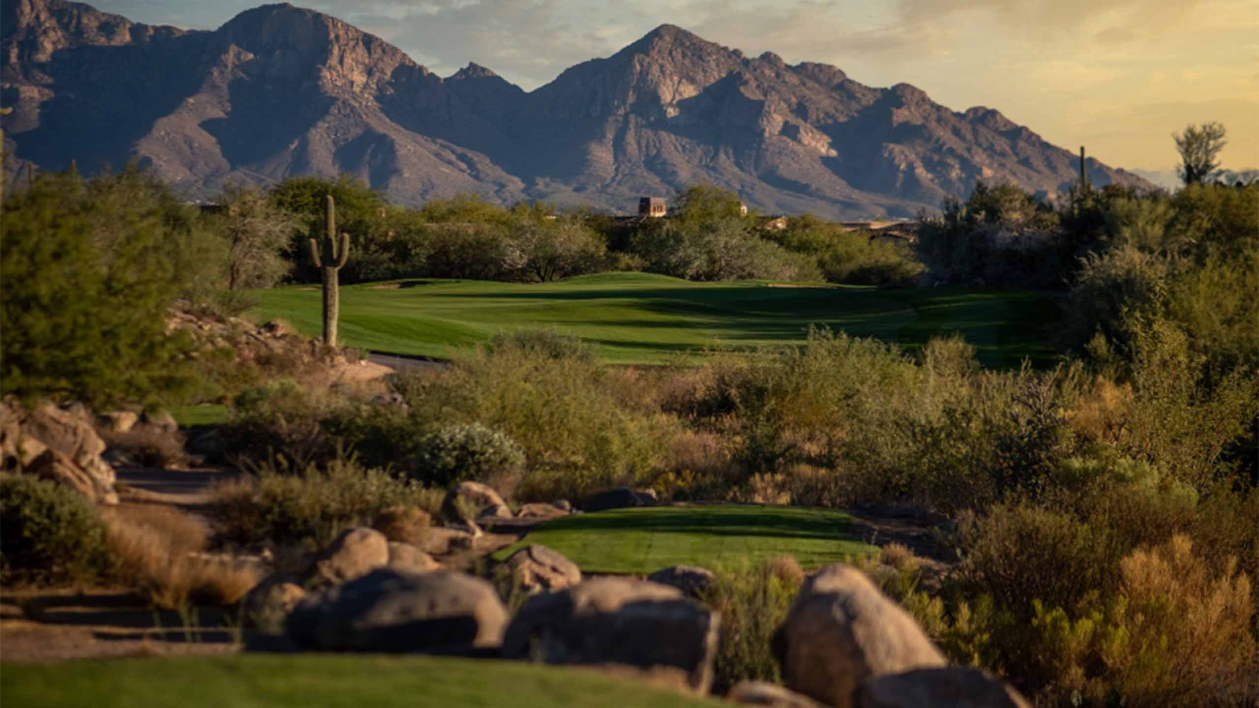 The 16th hole at The Stone Canyon Club.