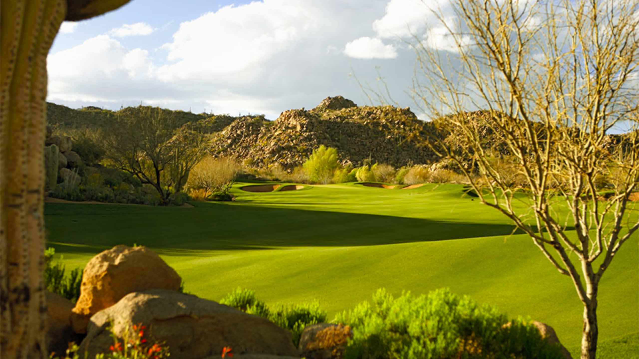 The 3rd hole at The Stone Canyon Club.