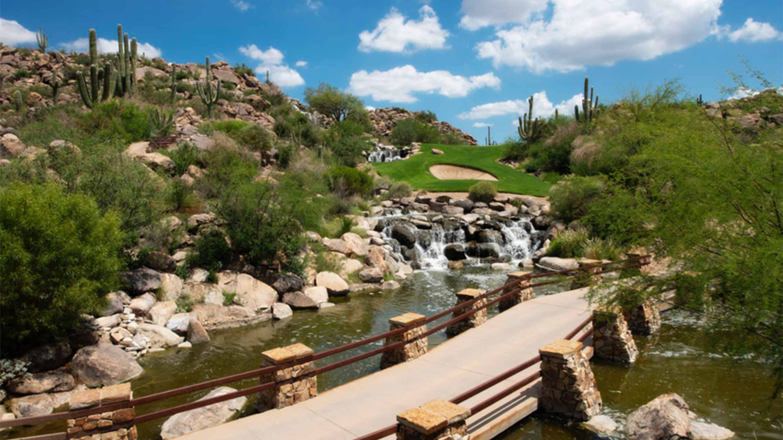 The 6th hole at The Stone Canyon Club.