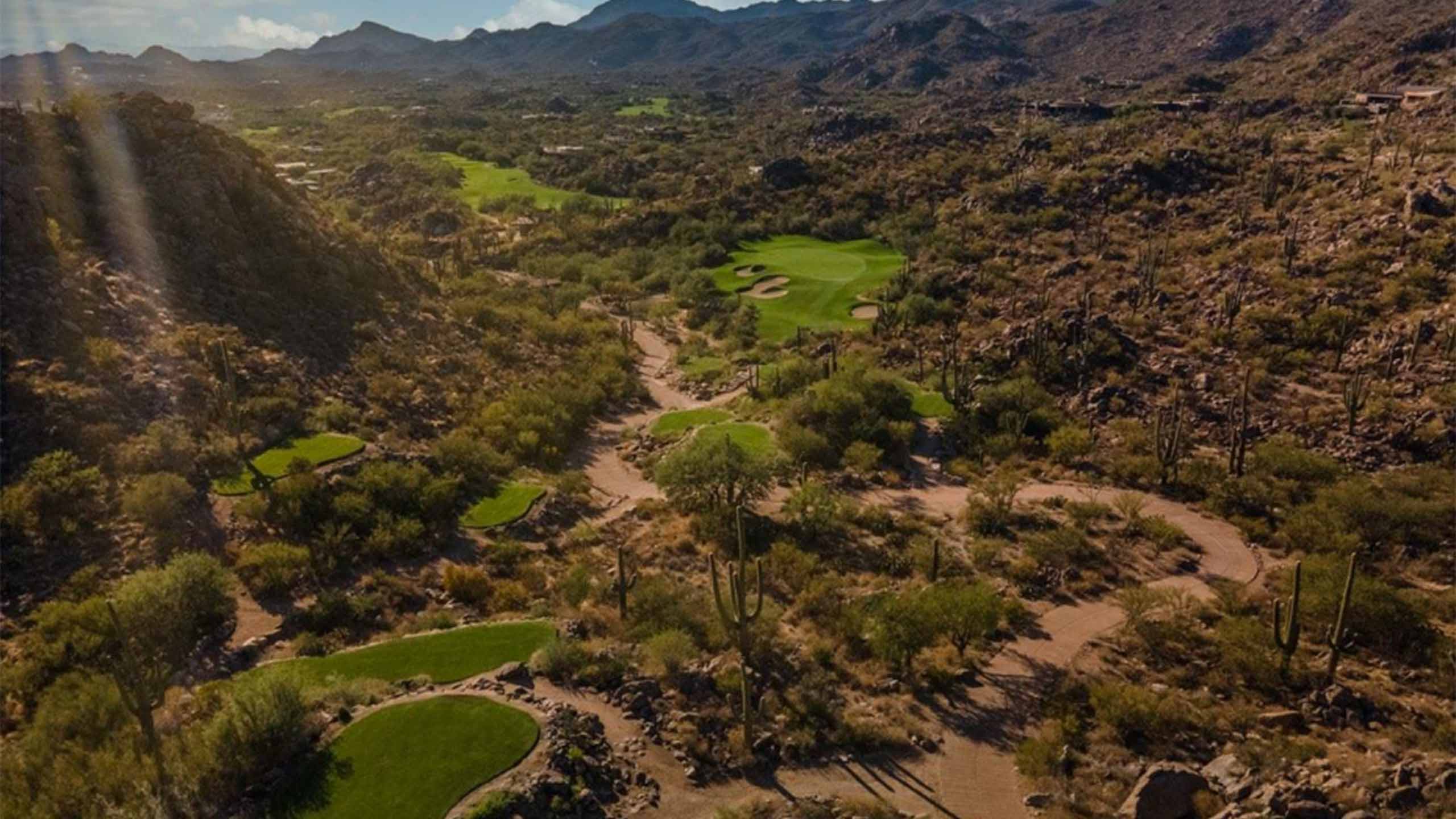 The 9th hole at The Stone Canyon Club.