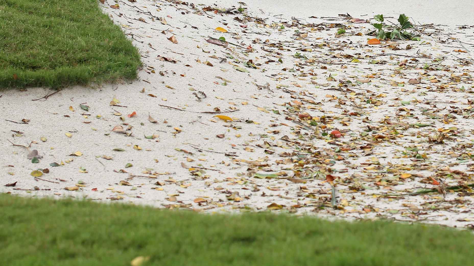 bunker debris