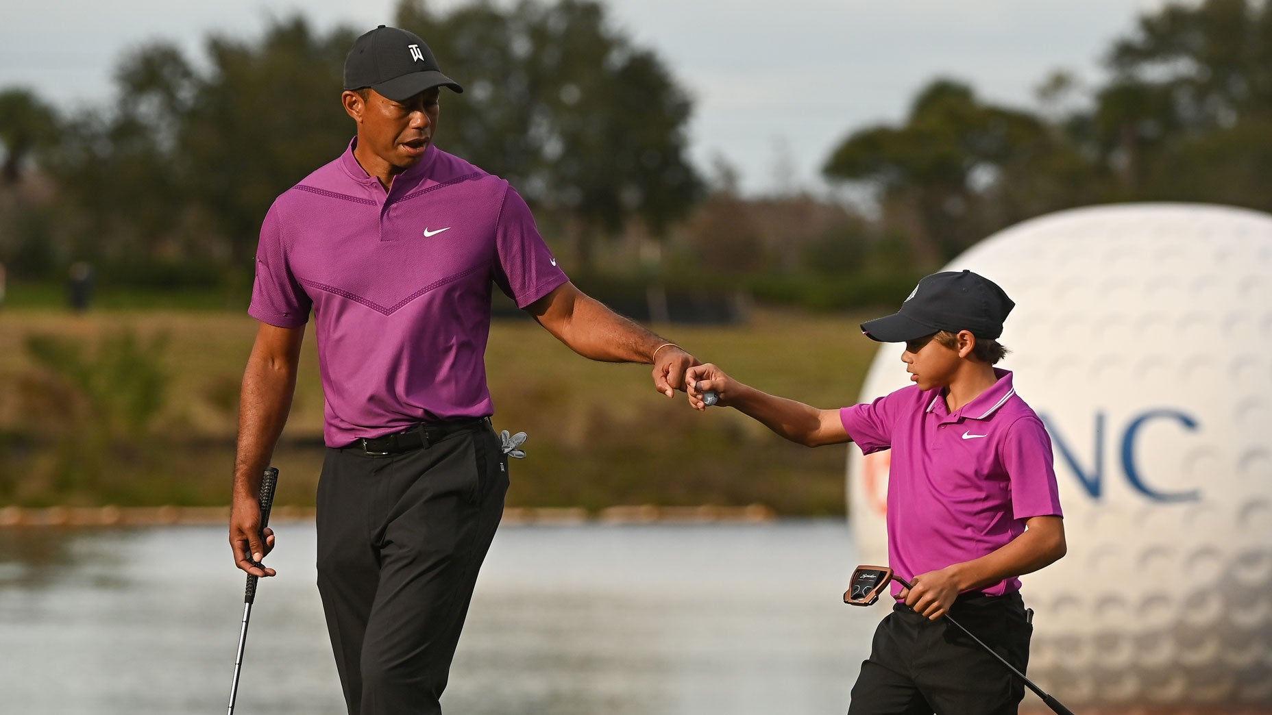 Tiger Woods Ex Wife Elin Nordegren On Hand To Watch Son Charlie At Pnc