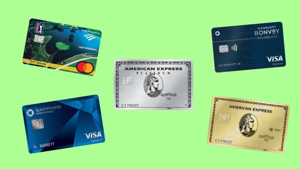 Here are the 5 best rewards credit cards for golfers