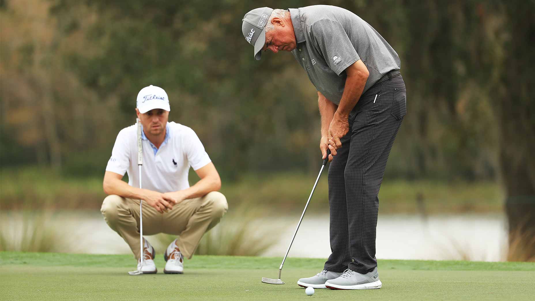 justin thomas mike thomas putt