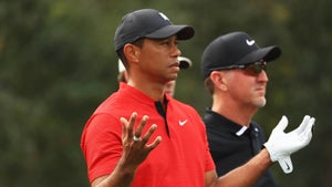 Tiger Woods and David Duval