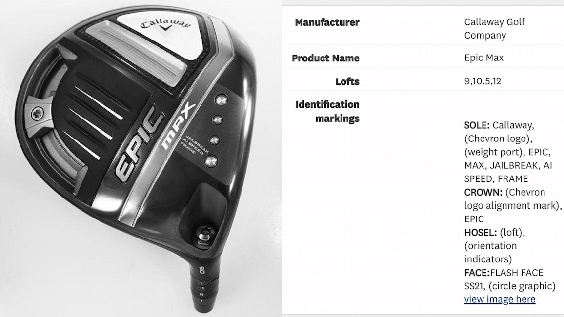 callaway epic speed driver adjustments chart