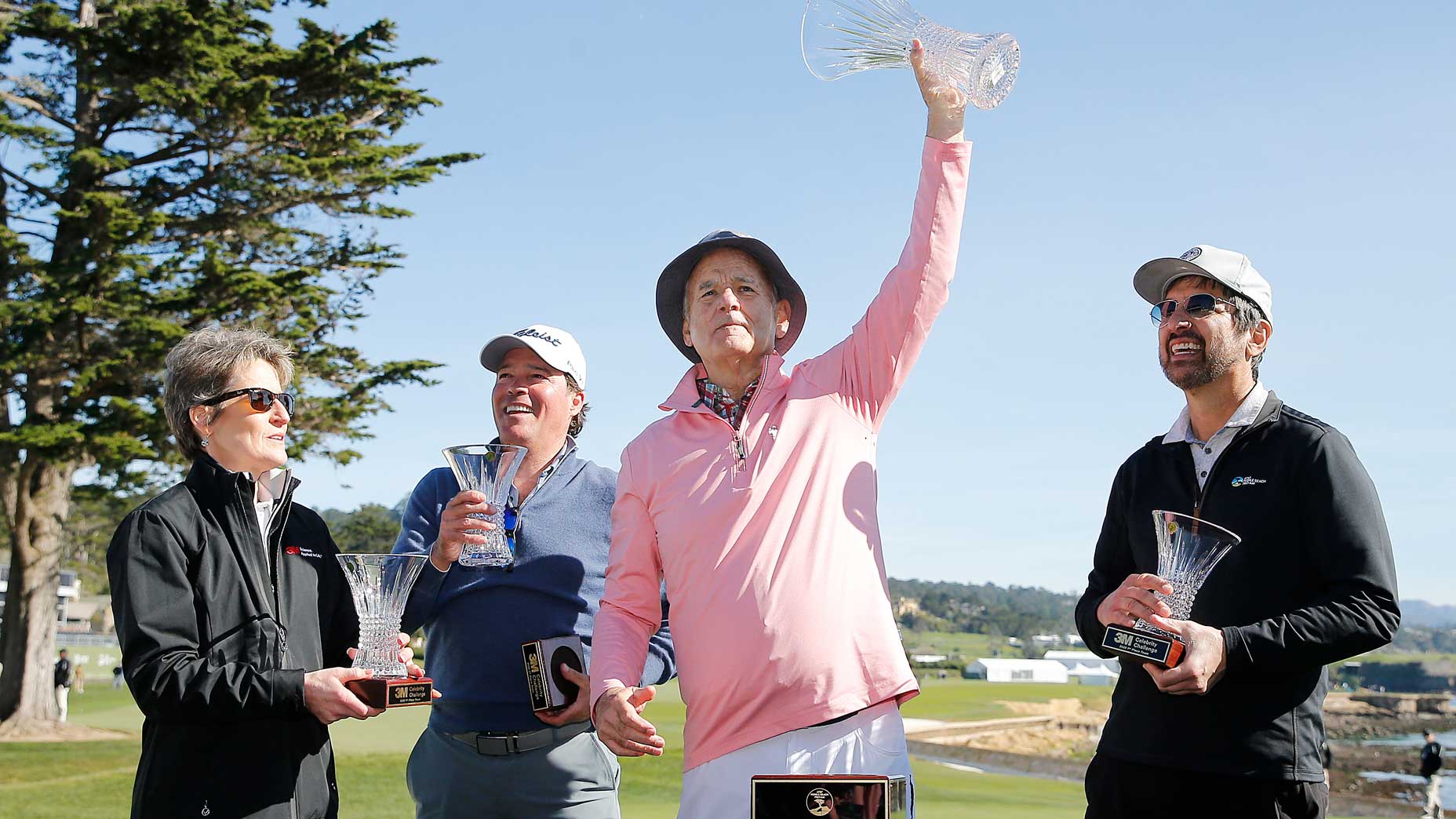 Bill Murray had fun at the Pebble Beach Pro-Am golf tournament