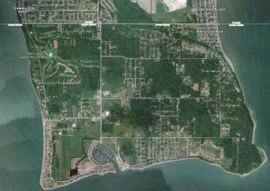Bald Eagle Golf Club aerial map.