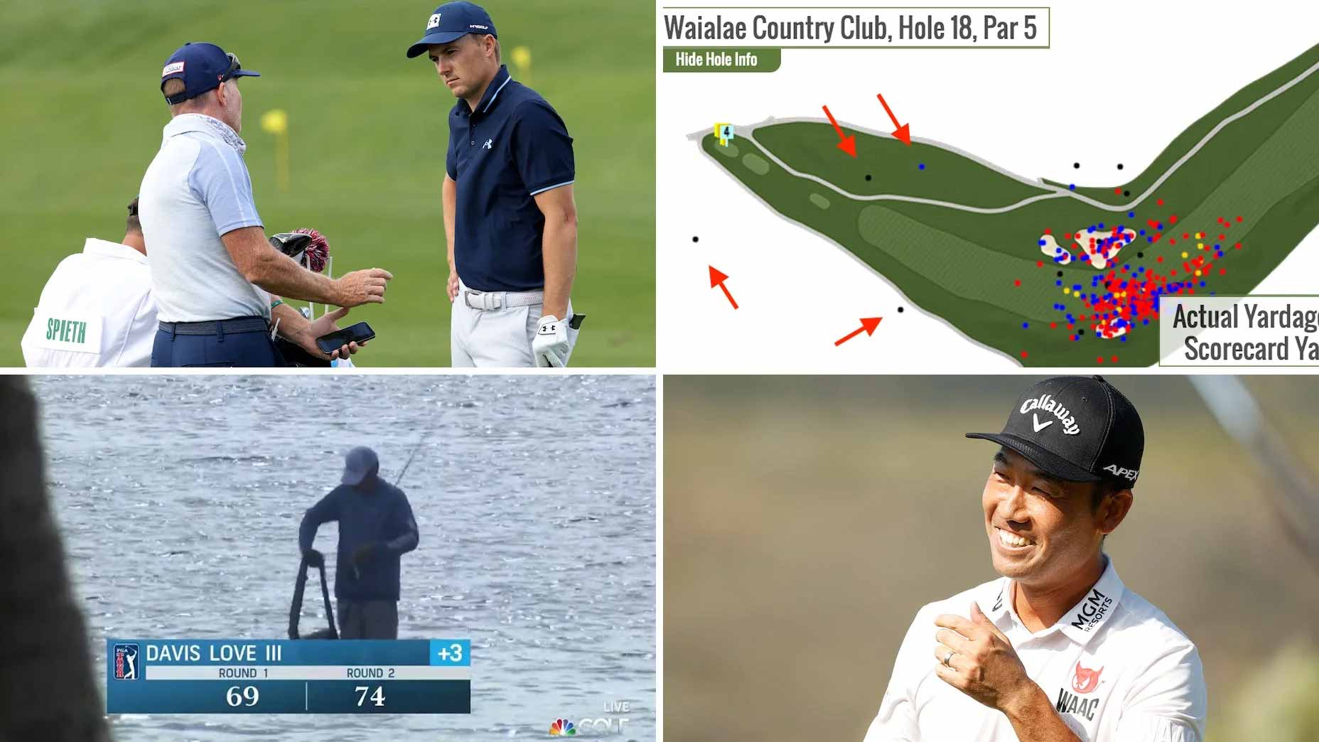 Monday Finish Jordan Spieth rumors, 60-yard drives, Kevin Nas legacy