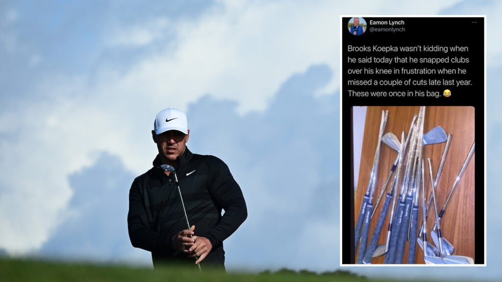 brooks koepka snapped irons