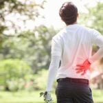 Lower back injuries are common among golfers.