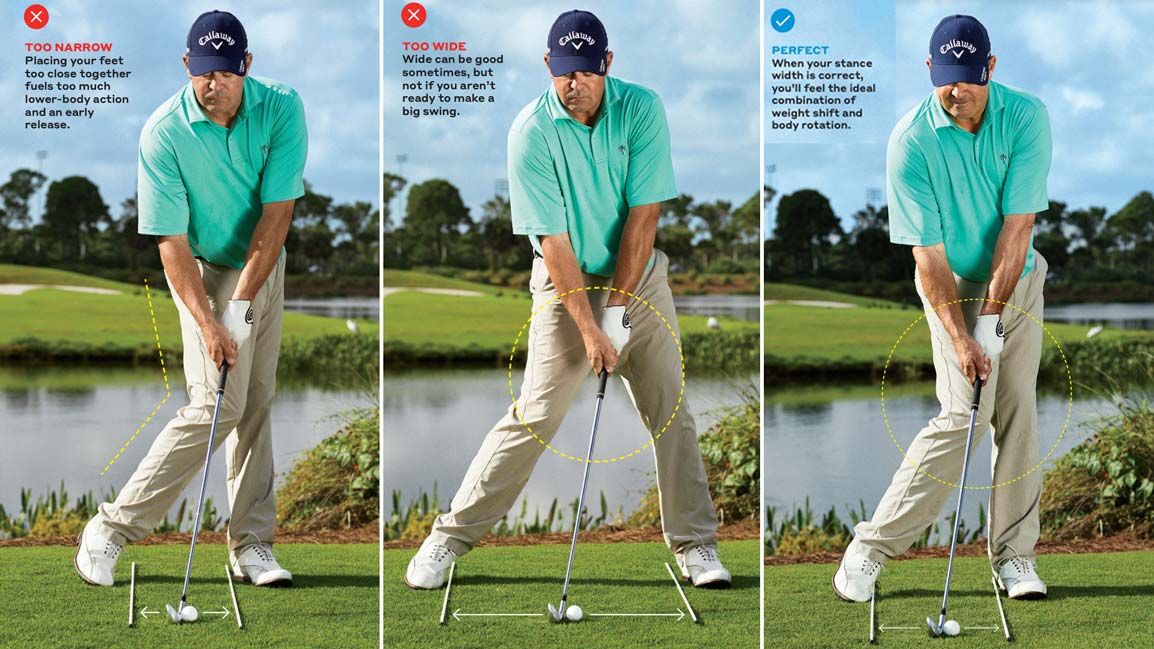 Benefits of narrow deals stance golf swing