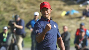 Tiger Woods at the Ryder Cup.