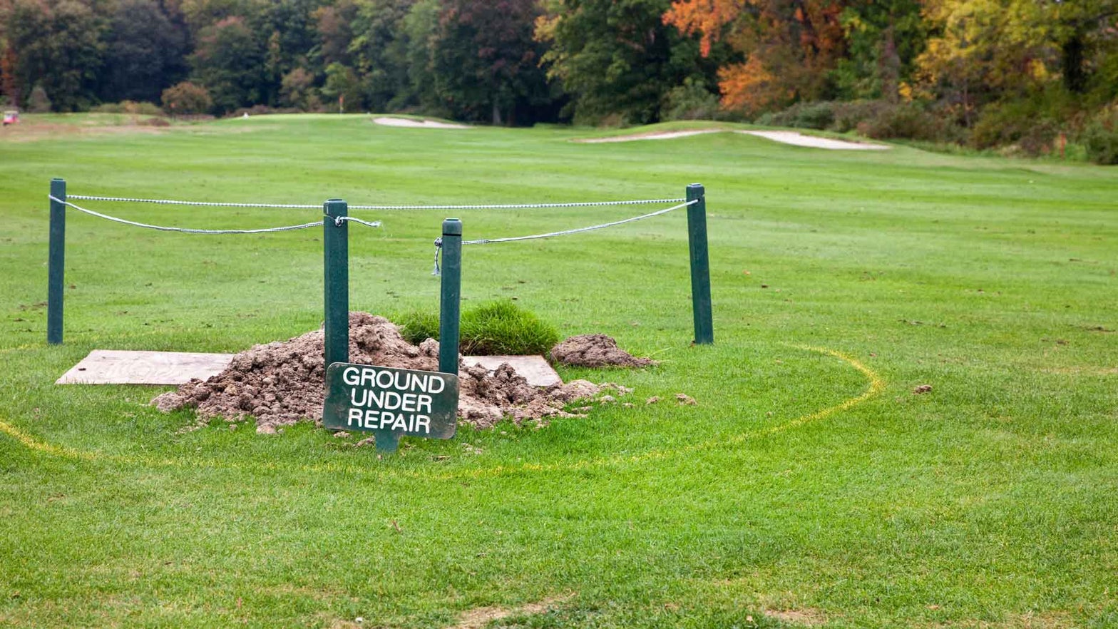 Can I play my ball as it lies from Ground Under Repair? Rules Guy