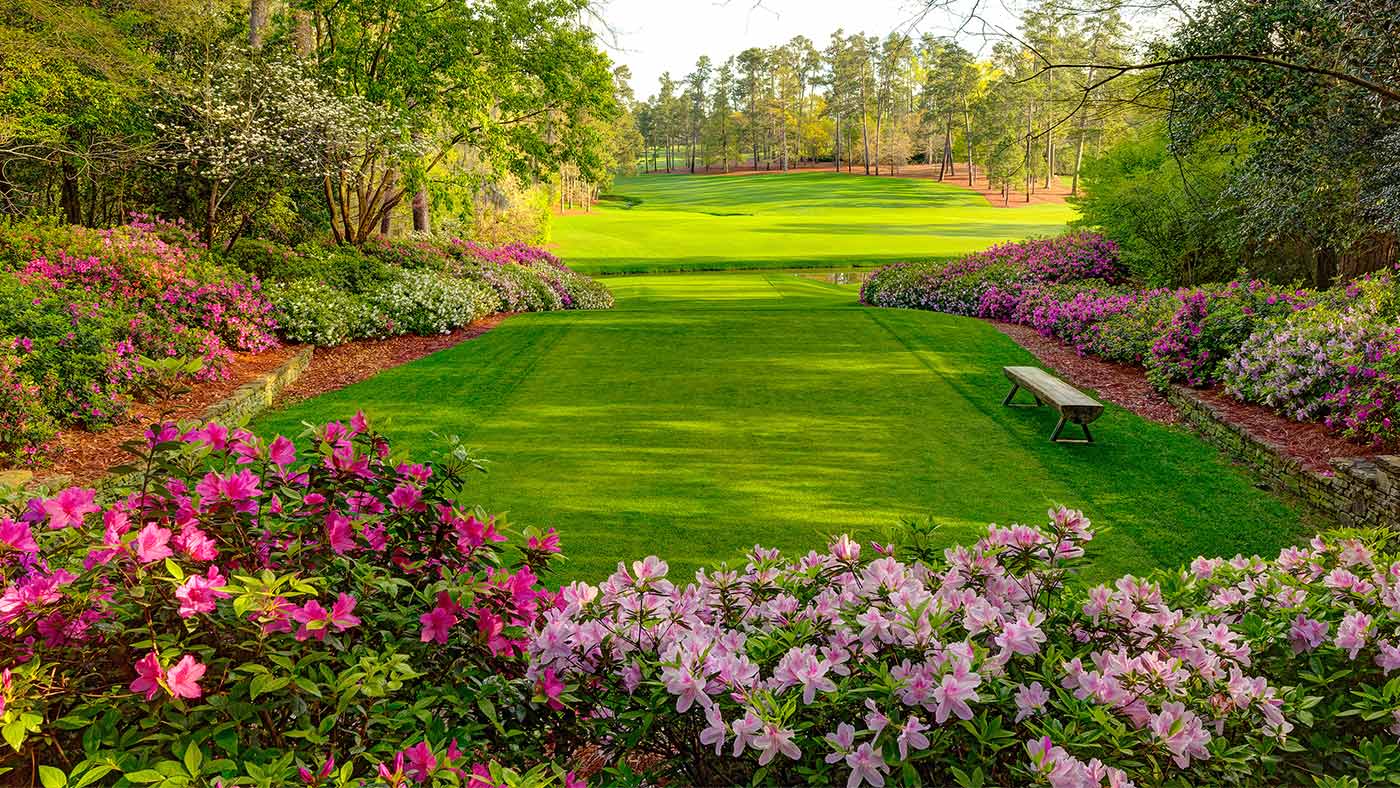 The 13th hole at the Masters.