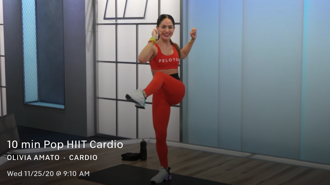 peloton golf workout