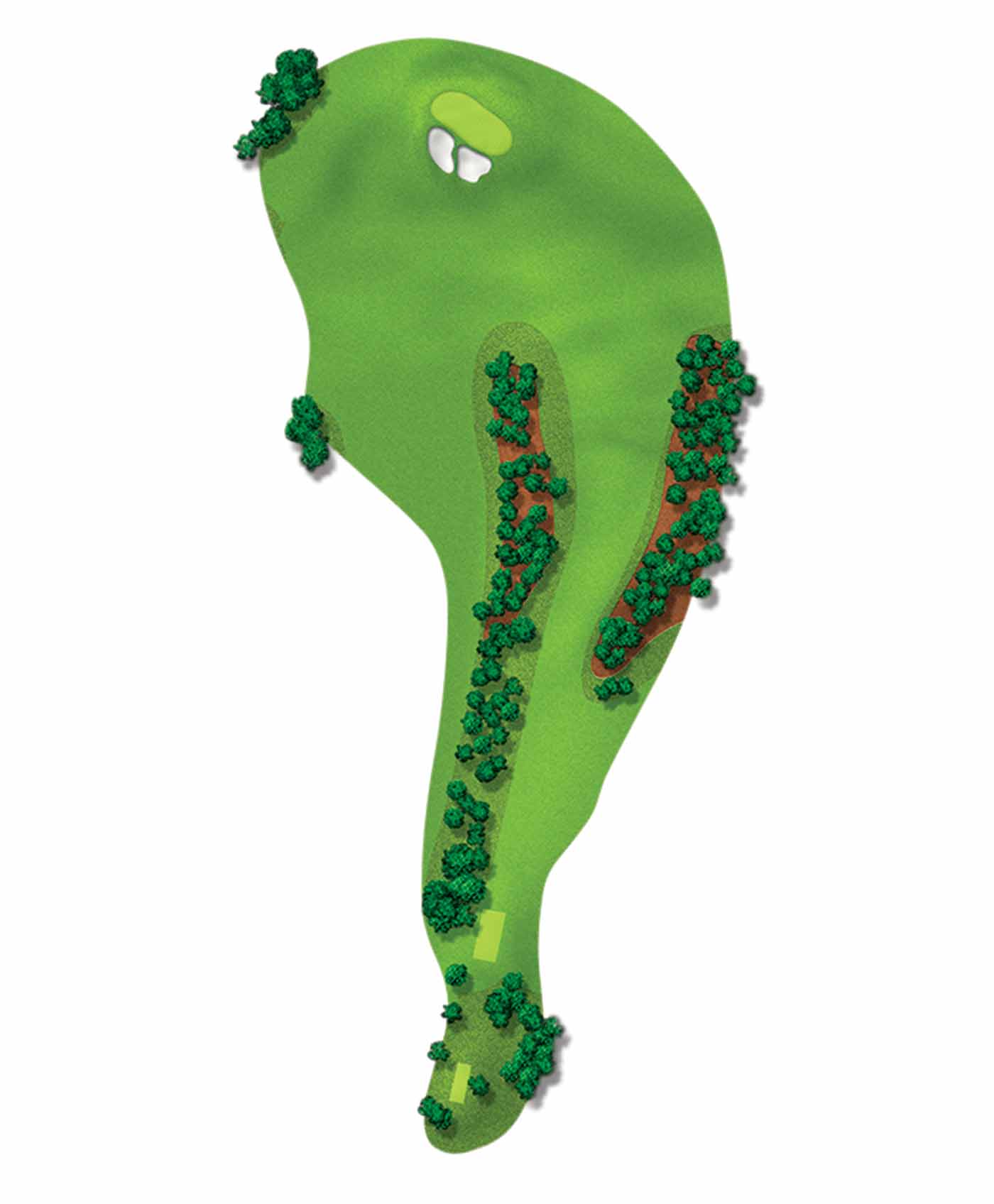 Augusta 9th Hole Map 