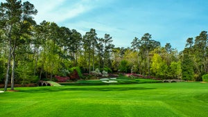 The 12th hole at Augusta National.