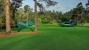 The 15th hole at Augusta National.