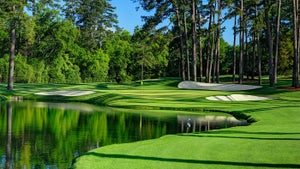 The 16th at Augusta National.