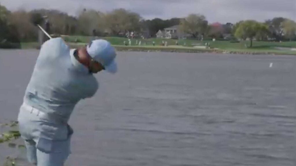 Bryson DeChambeau fails to drive Bay Hill 6th green, but hasn't given up on possibility