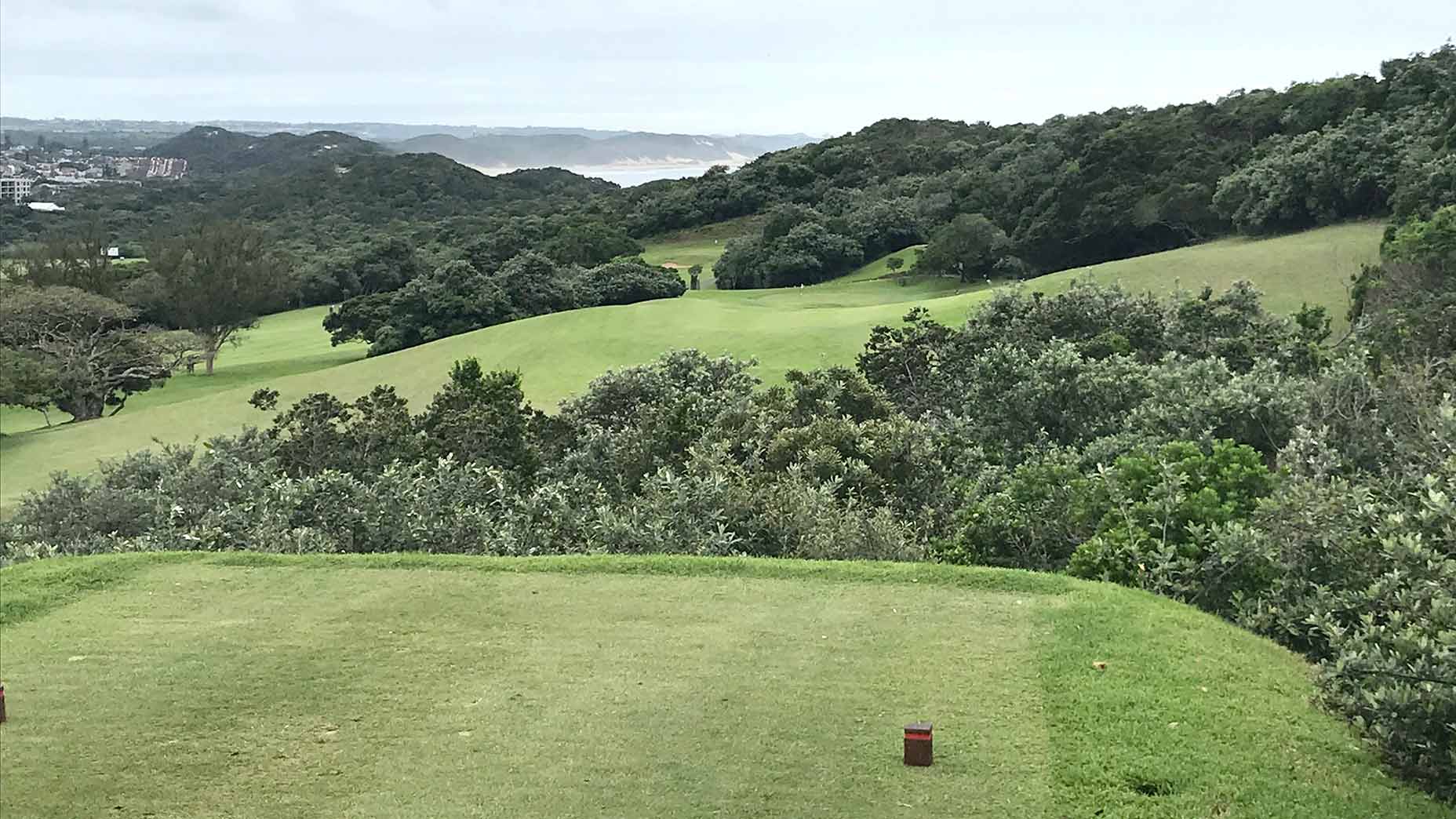 A view of East London Golf Club in South Africa.
