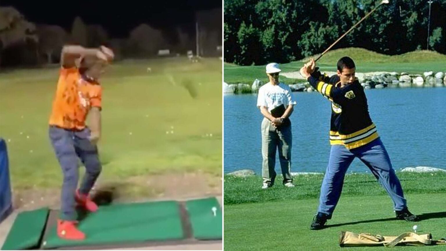 A reallife Happy Gilmore? Experts weigh in on the viral, singlearm swing