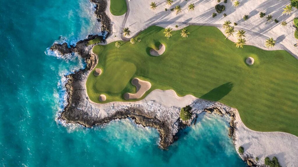The 12th hole at the Jack Nicklaus–designed Punta Espada proves there’s magic in the air these days in all things golf.