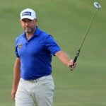 lee westwood celebrates players