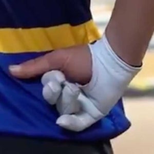 pete weber with a golf glove