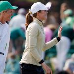 Emilia Migliaccio, with her mom as caddie, was still all smiles after losing the Augusta National Women's Amateur to Tsubasa Kajitani in a playoff.