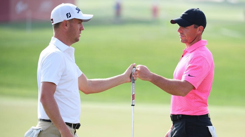Rory McIlroy and Justin Thomas have played together several times in 2021.