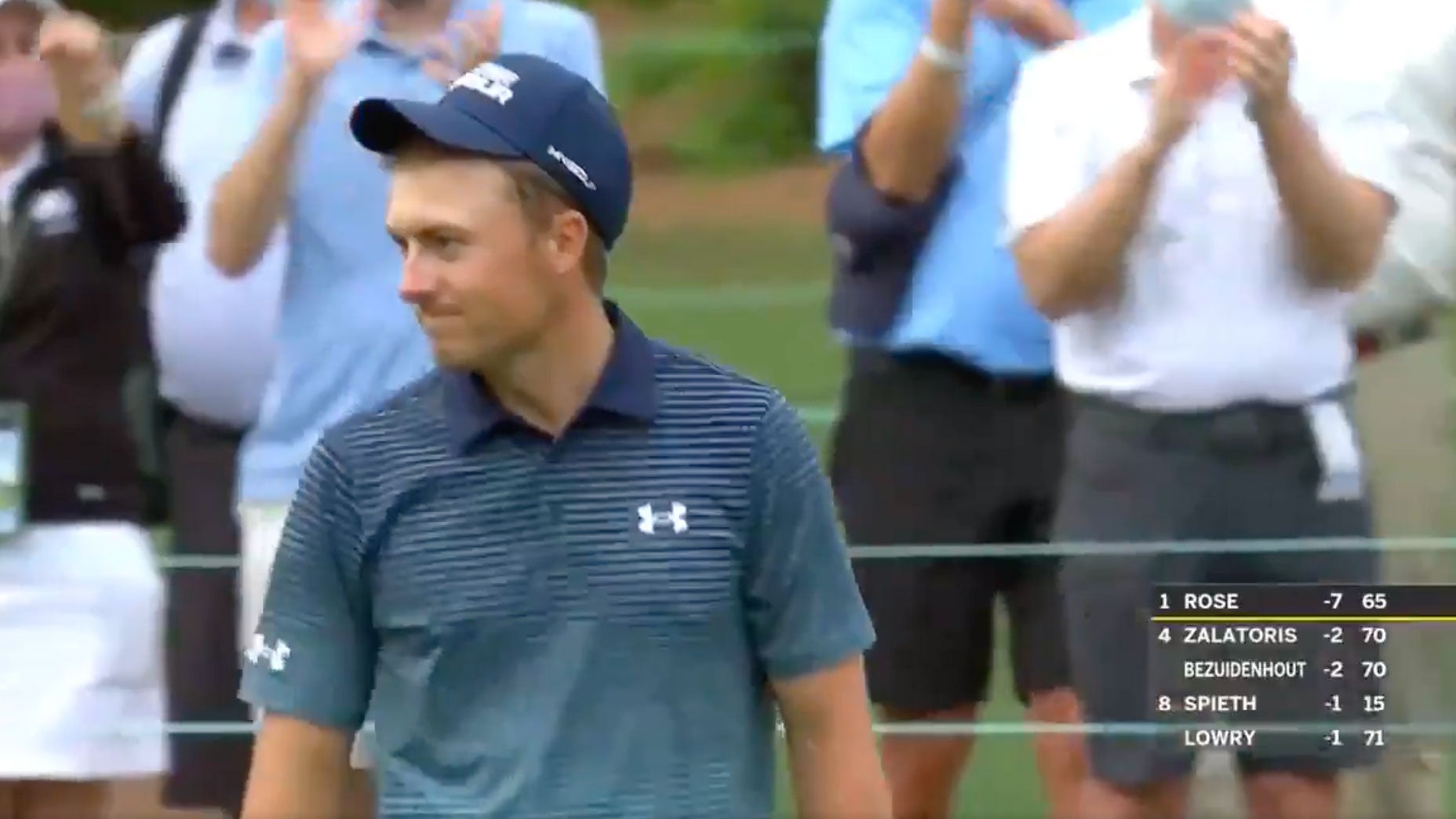 Jordan spieth store hat off